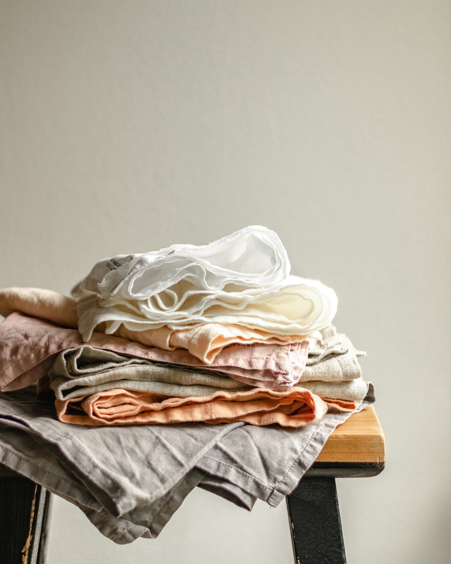 Neatly folded, fresh linens